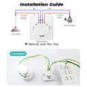 Wall infrared sensor wave switch light IR Motion Activated Wave Sensing Switch On Off Lamp