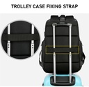 Men's Waterproof Backpack USB Charging Back Bag Men's Stylish Backpack 15.6" Notebook Backpack