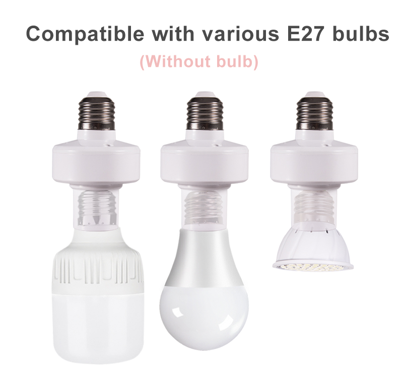 E27 Wireless Remote Control Light Lamp Screw Base ON/Off Switch Socket Holder 15M Range RC Smart Device 220V