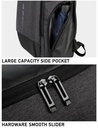 Men's Waterproof Backpack USB Charging Back Bag Men's Stylish Backpack 15.6" Notebook Backpack