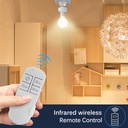 E27 Wireless Remote Control Light Lamp Screw Base ON/Off Switch Socket Holder 15M Range RC Smart Device 220V