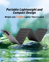 30W Outdoor Folding Solar Panel with USB-C and DC Outputs Photovoltaic Portable Monocrystalline Silicon Panel