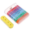 7 days a week / 28 grids a week portable drawer moisture-proof plastic medicine box