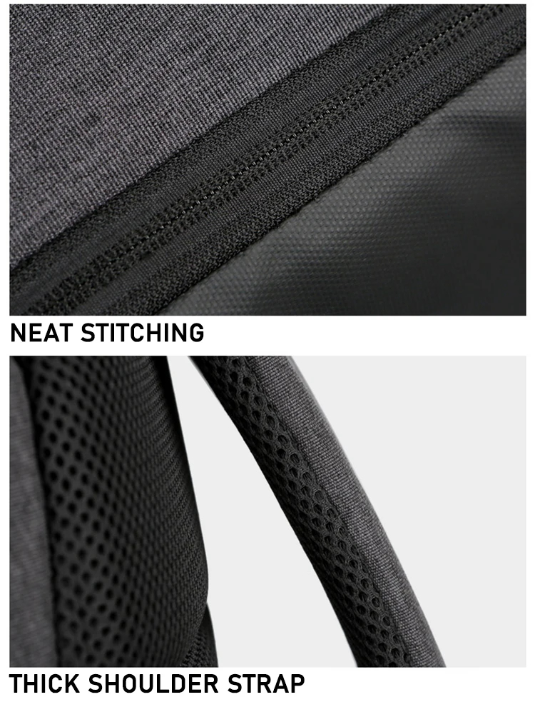 Men's Waterproof Backpack USB Charging Back Bag Men's Stylish Backpack 15.6" Notebook Backpack