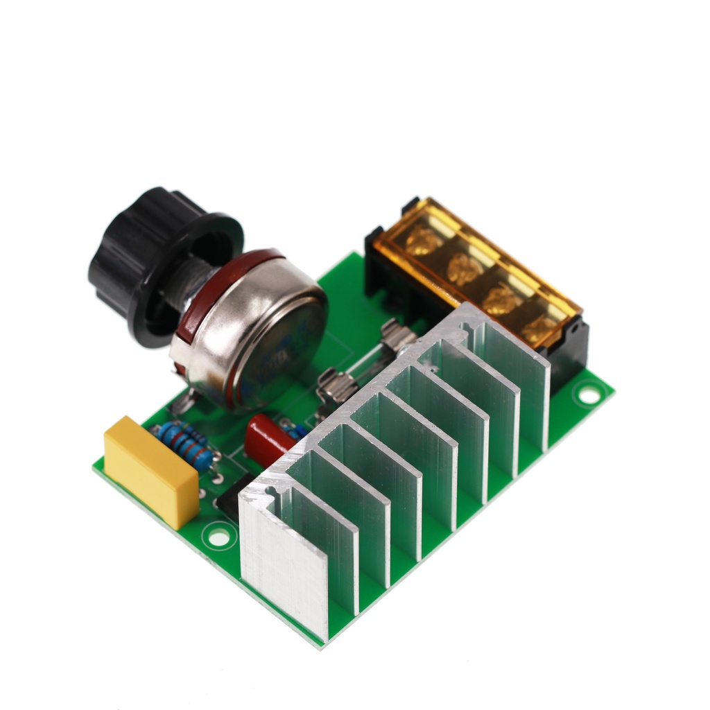4000W AC 0-220V SCR Electric Voltage Regulator Motor Speed Controller Dimmers Dimming Speed With Temperature Insurance