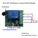 RF 433Mhz Wireless Remote Control Switch DC5-30V 10A Relay Receiver With Remote