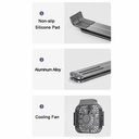Portable Laptop Stand With Cooling Fan Foldable Stand Adjustable Aluminum Alloy Notebook Holder