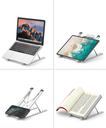 Portable Laptop Stand With Cooling Fan Foldable Stand Adjustable Aluminum Alloy Notebook Holder