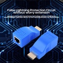 RJ45 Extender Extension Up To 30m Over CAT5e Cat6 Network Ethernet LAN For HDTV
