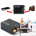 Digital to analog audio coaxial converter fiber optic to analog spdif