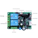 DC 9V-72V 10A RF 433MHz 2-way control RF Remote Control Switch