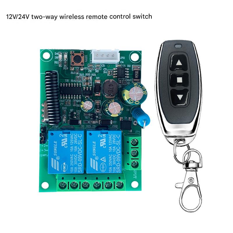 DC 9V-72V 10A RF 433MHz 2-way control RF Remote Control Switch