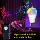 Tuya smart wifi & Bluetooth LED light bulb voice APP remote control RGBCW bulb Alexa