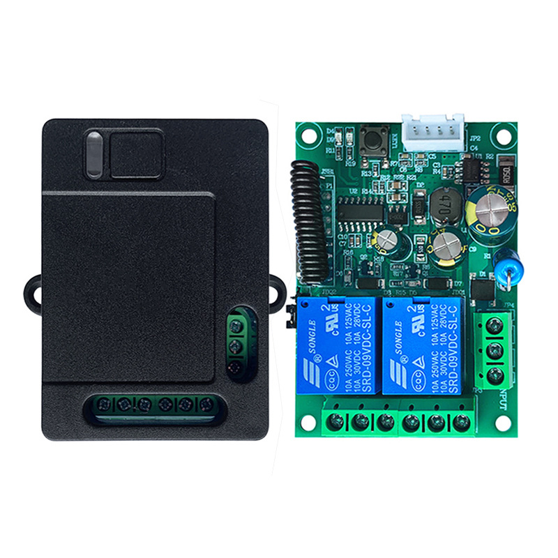DC 9V-72V 10A RF 433MHz 2-way control RF Remote Control Switch