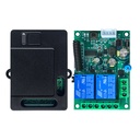DC 9V-72V 10A RF 433MHz 2-way control RF Remote Control Switch