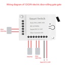 Four-way wireless remote control switch DC12V24V three-way car tailgate gate garage door lift controller
