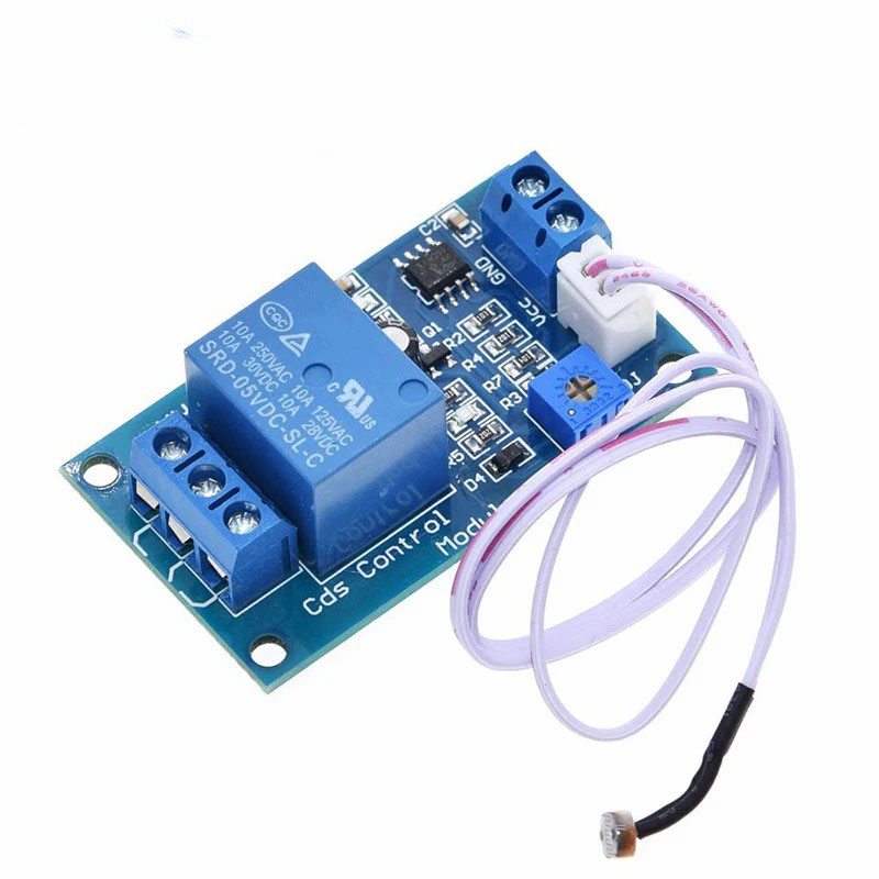 XH-M131 DC 5V / 12V Light Control Switch Photoresistor Relay Module Sensor 10A brightness Automatic Control Module