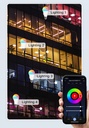 Tuya smart wifi & Bluetooth LED light bulb voice APP remote control RGBCW bulb Alexa