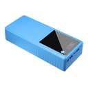 Solder-free 16-section 18650 diy battery box detachable charging treasure shell kit fast charging PD mobile power supply kit (without battery)