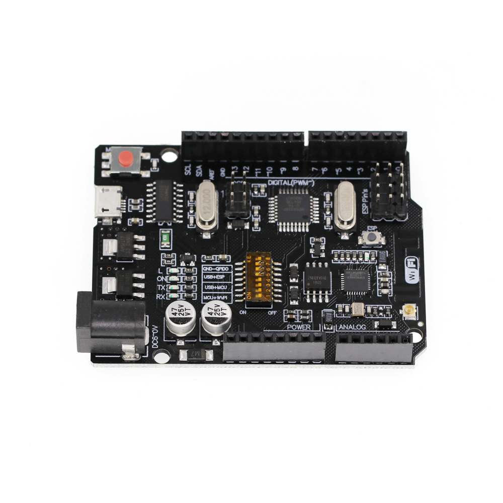 UNO+WiFi R3 ATmega328P+ESP8266 CH340 (32Mb memory) 6V-9V USB-TTL CH340G For Arduino NodeMCU WeMos One Development board