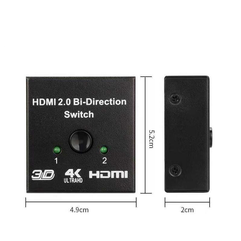 Hdmi 4k high-definition bi-direction switch 2-in-1-out hdmi two-way switcher
