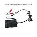 Portable Converter with Battery-Clip USB Converter Regulator with LED Light 3 Ports