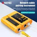 ANENG M469D Cable Lan Tester Network Cable Tester RJ45 RJ11 RJ12 CAT5 UTP LAN Cable Tester Networking Tool Network Repair Tools