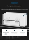Stainless steel storage rack foldable storage rack home bathroom toiletries free punching storage finishing rack