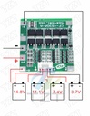 BMS 4S 3.2V 3.7V 30A LiFePO4 / Lithium Battery Charge Protection Board 12.8V 14.4V 18650 32650 Battery Packs With Balance