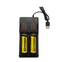 18650 26650 battery dual-slot charger dual-charge USB smart fast charge 3.7v-4.2V lithium battery charger