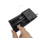 18650 26650 battery dual-slot charger dual-charge USB smart fast charge 3.7v-4.2V lithium battery charger