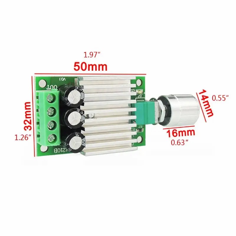 12V-30V 10A PWM DC Motor Speed Controller 12V 24V Adjustable Speed Regulator Dimmer Control Switch for Fan Motor LED Light