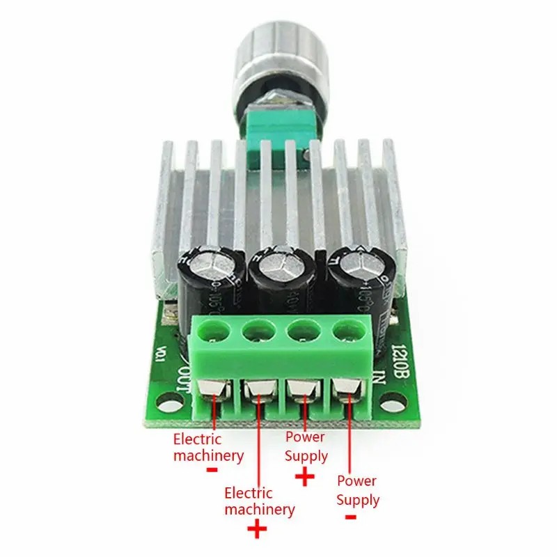 12V-30V 10A PWM DC Motor Speed Controller 12V 24V Adjustable Speed Regulator Dimmer Control Switch for Fan Motor LED Light