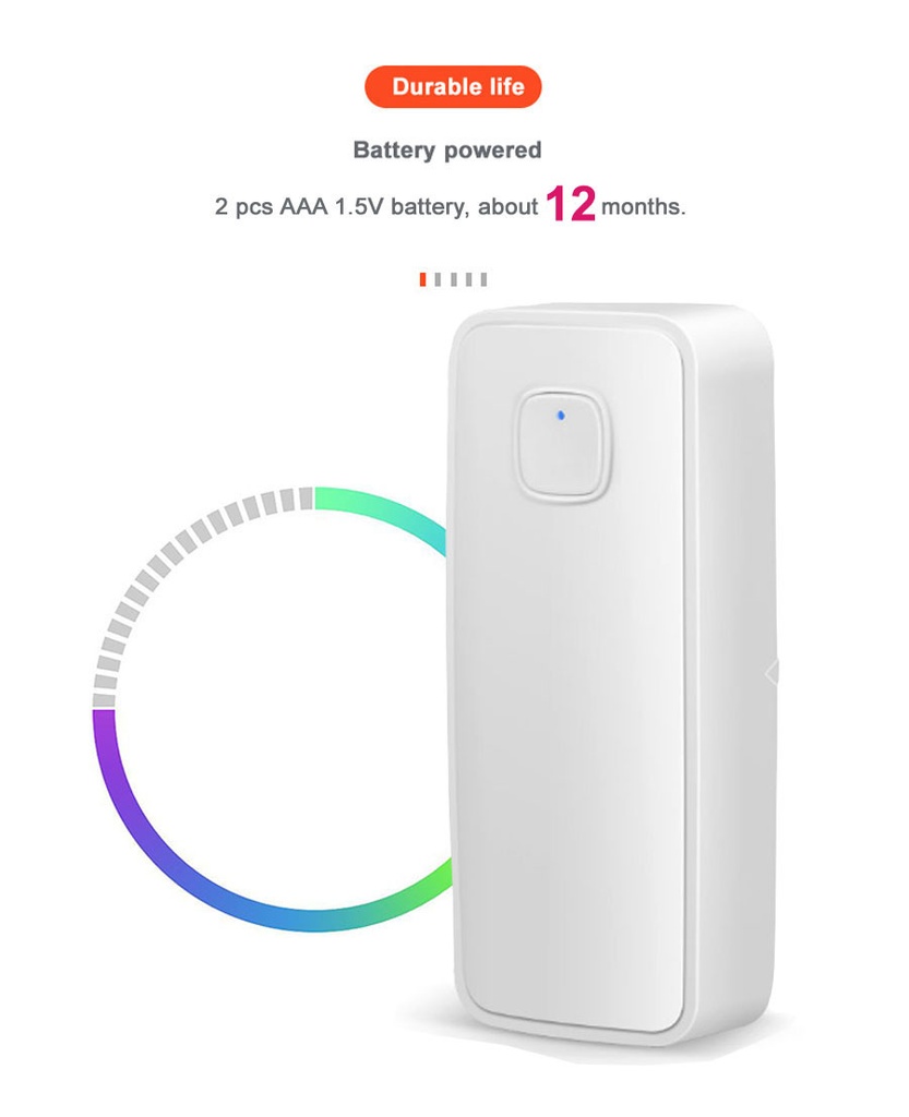 Tuya smart WiFi door magnetic alarm supports speaker WIFI door alarm