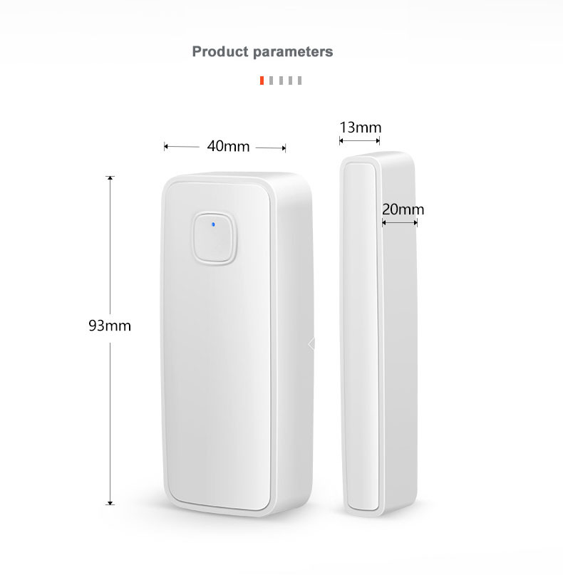 Tuya smart WiFi door magnetic alarm supports speaker WIFI door alarm