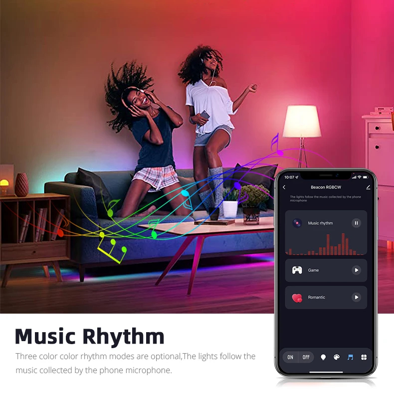 Tuya Bluetooth Smart LED Bulb Magic Lamp Colourful RGB RGBW RGBWW 9W E27 LED Lamp