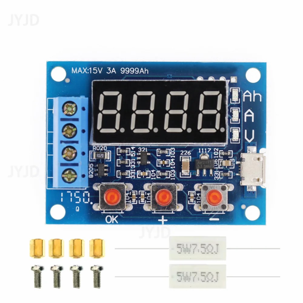 ZB2L3 1.2-12V 18650  Battery Capacity Tester External Load Discharge