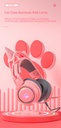 SY-G25 Wired Headphone RGB Lighting Omni-directional Mic Over-Ear Computer Headphone with Cute Cat Ear for E-sport