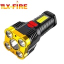 Five-core flashlight USB rechargeable ultra-bright outdoor multi-functional led long-range light