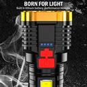 Five-core flashlight USB rechargeable ultra-bright outdoor multi-functional led long-range light