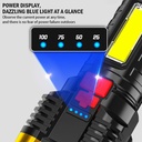 Five-core flashlight USB rechargeable ultra-bright outdoor multi-functional led long-range light
