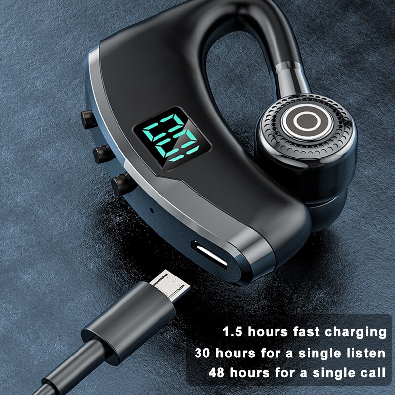 V9 pro Bluetooth 5.2 headset wireless headset with digital display