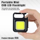Mini COB Work Light TYPE-C Rechargeable Portable Keychain Light Magnetic Suction Maintenance Emergency Light