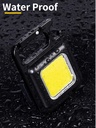 Mini COB Work Light TYPE-C Rechargeable Portable Keychain Light Magnetic Suction Maintenance Emergency Light