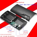 5-cell mobile power shell kit digital display 18650 battery box power bank DIY kit