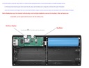 5-cell mobile power shell kit digital display 18650 battery box power bank DIY kit