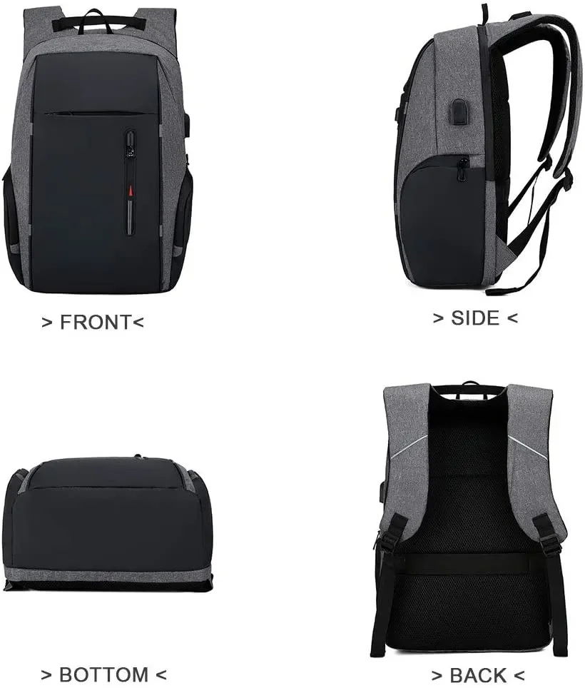 Man Backpack 15.6 Inch Laptop Men's Business Backpacks Notebook Casual Multifunction Waterproof High Quality School Bag
