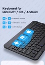 KAKUSIGA 10 inch wireless bluetooth mini keyboard