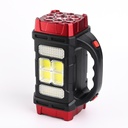 Powerful Solar LED Flashlight USB Rechargeable Torch With COB Work Light 4 Gear Lantern Outdoor Power Bank Solar Light