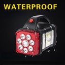 Powerful Solar LED Flashlight USB Rechargeable Torch With COB Work Light 4 Gear Lantern Outdoor Power Bank Solar Light